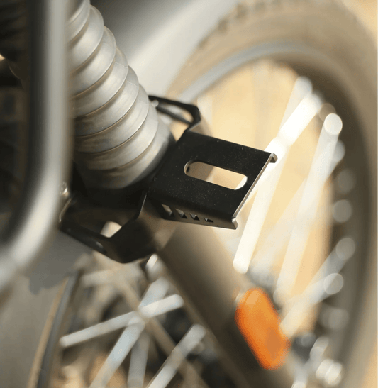 Motorcycle black fog light mount for royal enfield himalayan 411