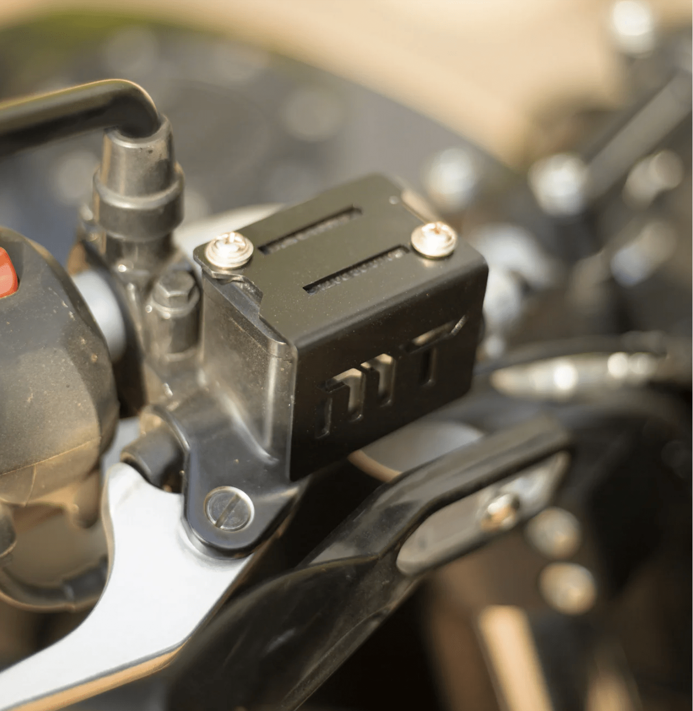 Motorcycle Black front master cylinder guard for royal enfield himalayan 411