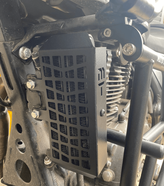 Motorcycle black radiator guard for royal enfield himalayan 411