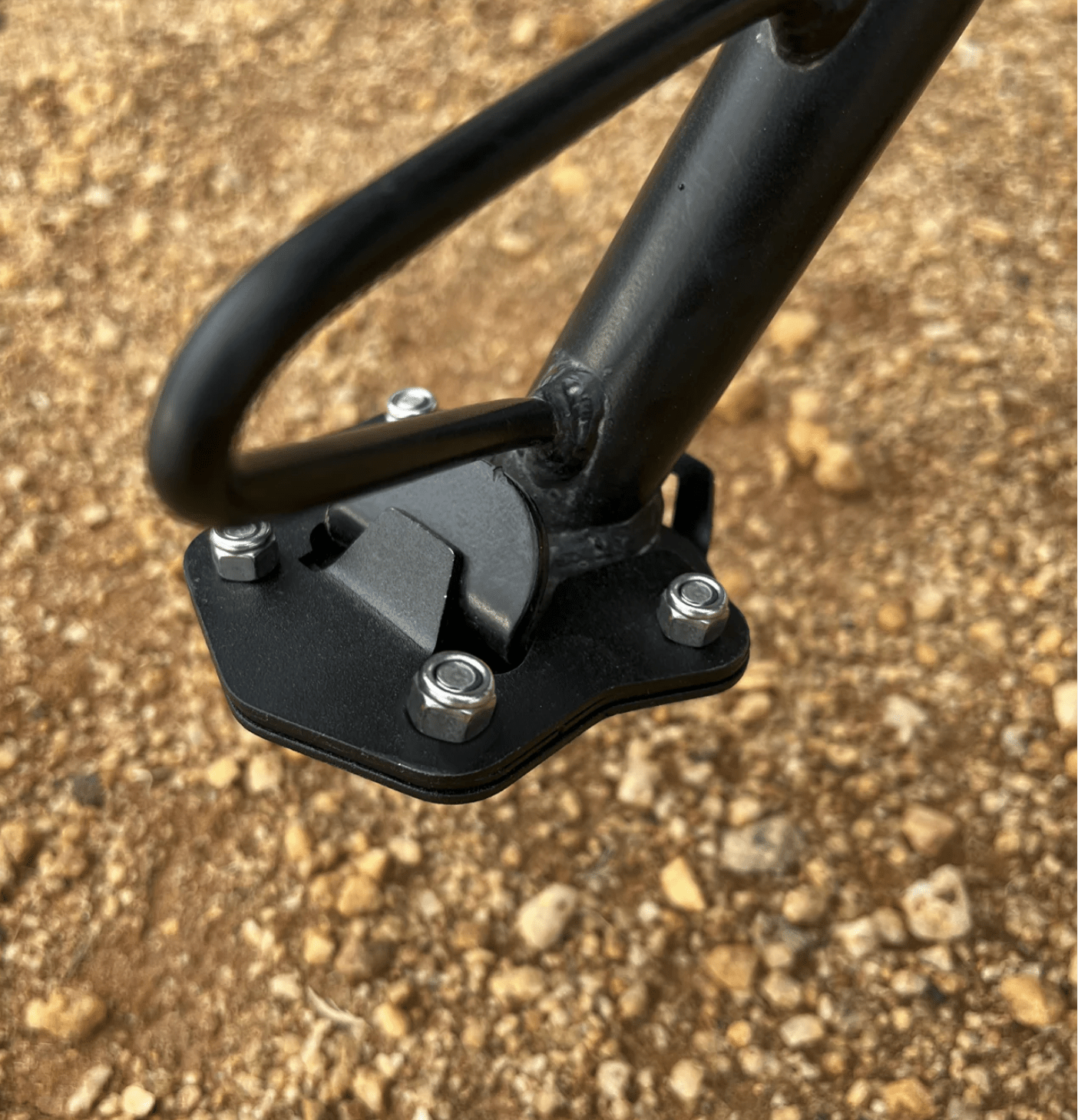 Motorcycle black side stand extender for royal enfield himalayan 411