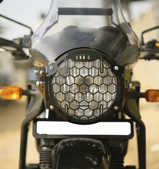Motorcycle headlight grill for himalayan 411 royal enfield black