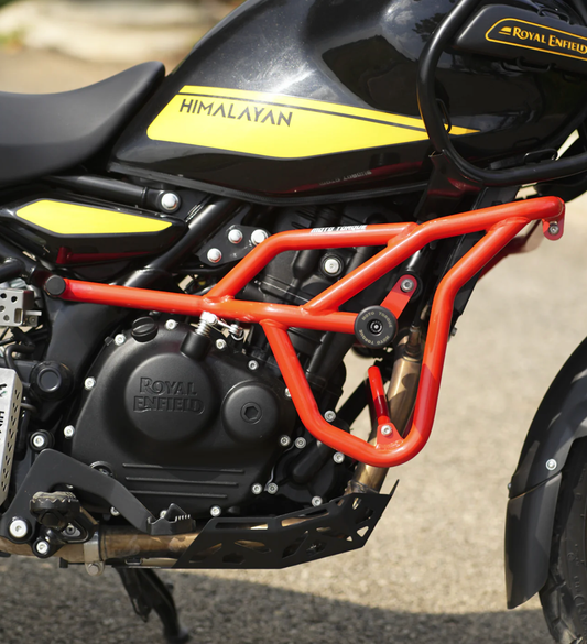 Motorcycle crash guard red for royal enfield himalayan 450