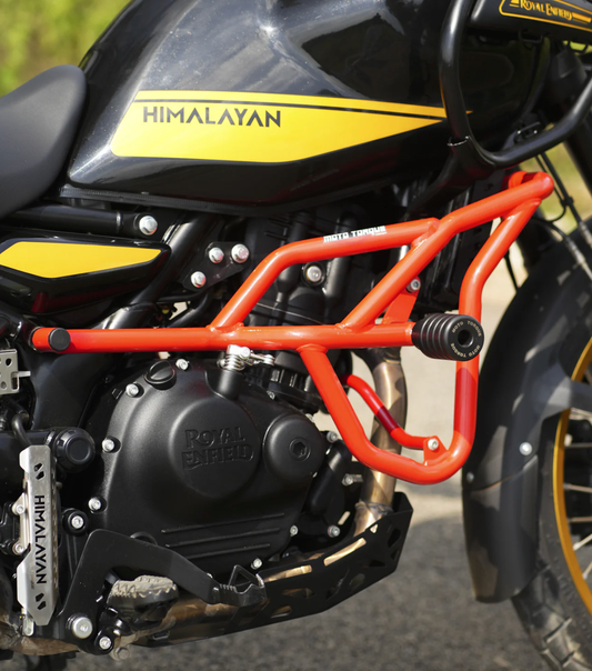 Motorcycle crash guard red for royal enfield himalayan 450