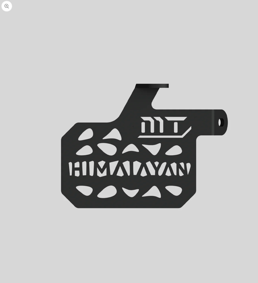 Motorcycle pillion foot rest black, for royal enfield himalayan/scram 411