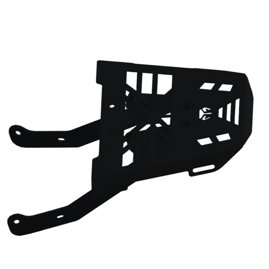 Motorcycle black luggage back carrier for honda cb350rs