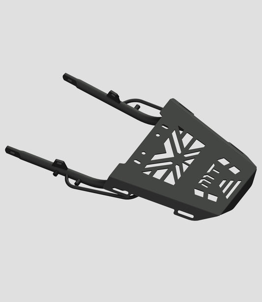 Motorcycle back luggage carrier black for honda hness
