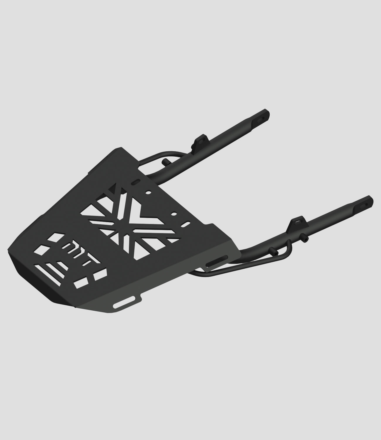 Motorcycle back luggage carrier black for honda hness