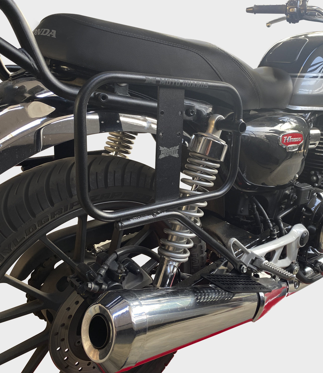 Motorcycle luggage saddle stay black for honda h'ness