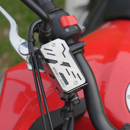 Motorcycle stainless steel master cylinder / break liquid guard front for honda nx500