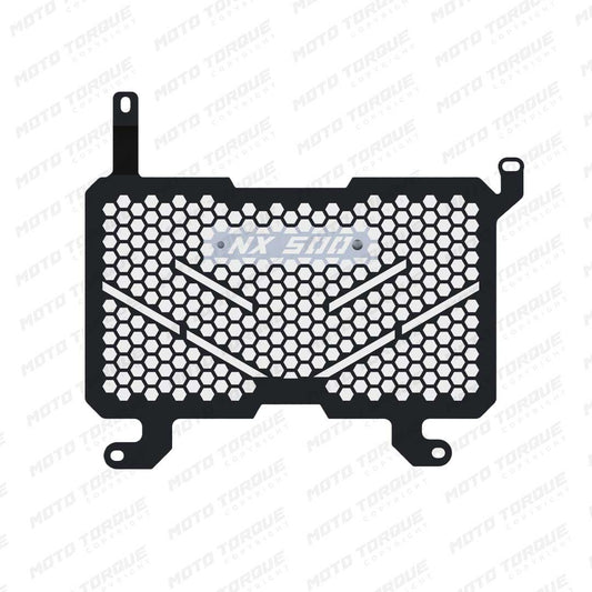 Motorcycle mild steel radiator guard (black) for honda nx500