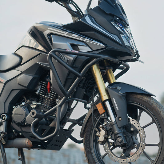 Motorcycle crash guard black for honda nx200 / cb200