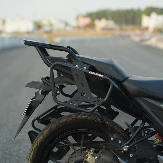 Motorcycle luggage saddle stay black for honda nx200 / cb200