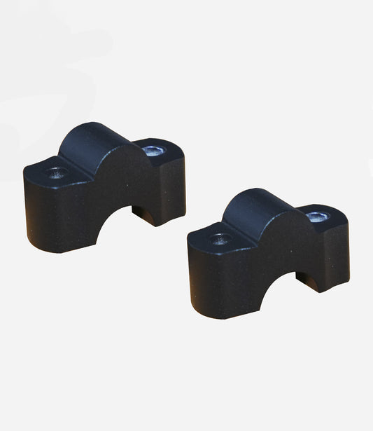 Motorcycle handlebar risers black for royal enfield hunter 350