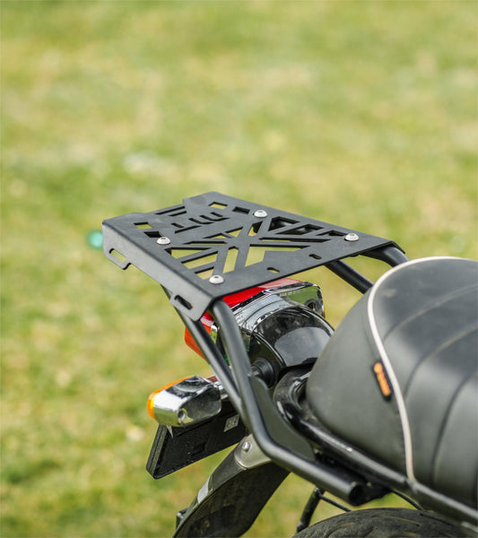 Motorcycle luggage back carrier black for royal enfield interceptor & GT650