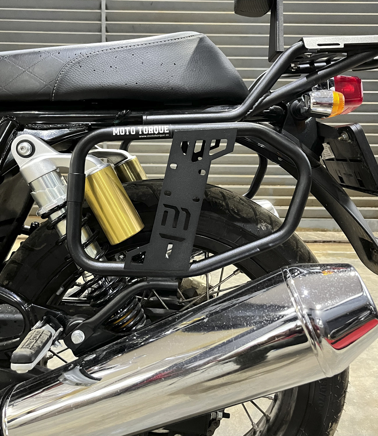 Motorcycle luggage saddle stay black for Royal enfield Interceptor & GT650