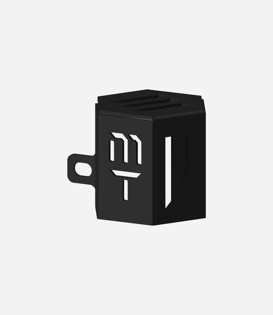 Motorcycle rear break liquid / master cylinder guard  black for jawa yezdi scrambler