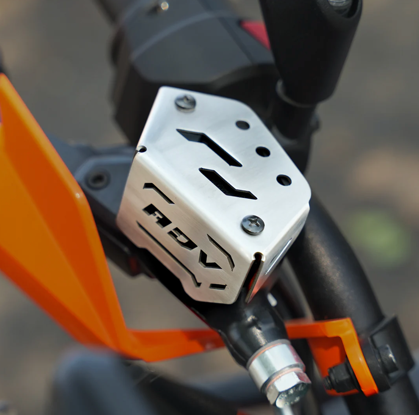 Motorcycle stainless steel front master cylinder guard for ktm adventure 390/X