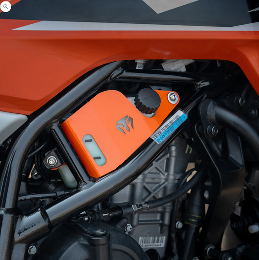 Motorcycle coolant guard orange for ktm adventure 390/X