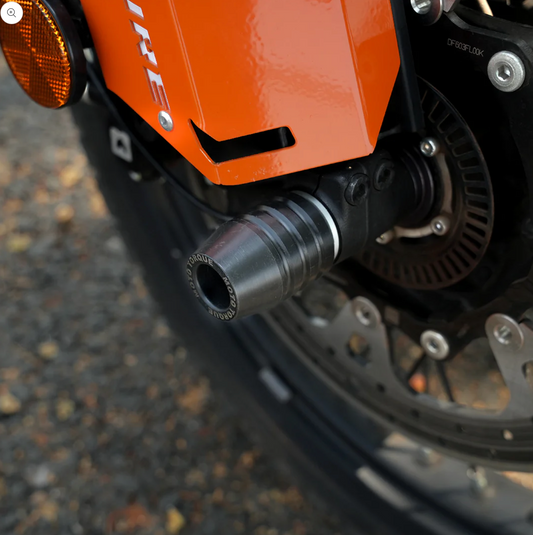 Motorcycle fork sliders black for KTM adventure 390/X