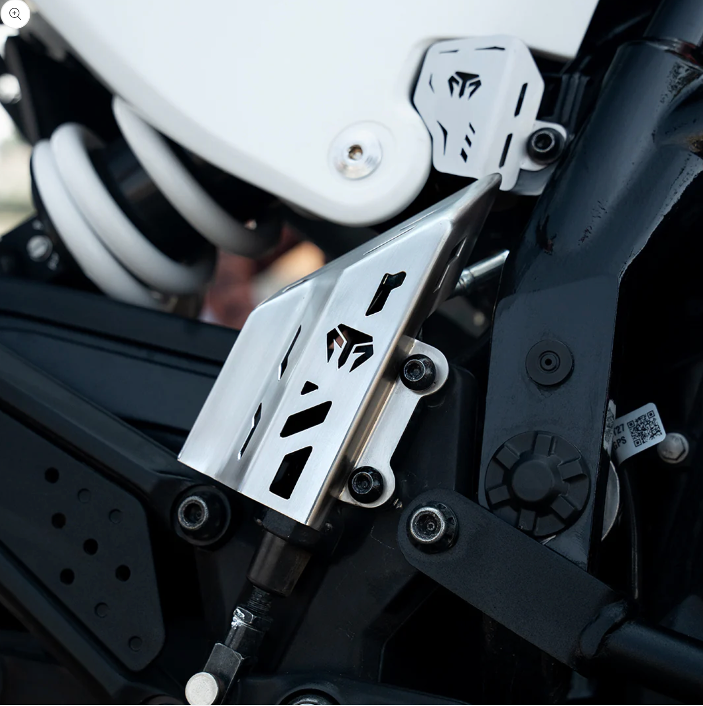 Motorcycle rear master cylinder guard stainless steel for ktm adventure 390/X