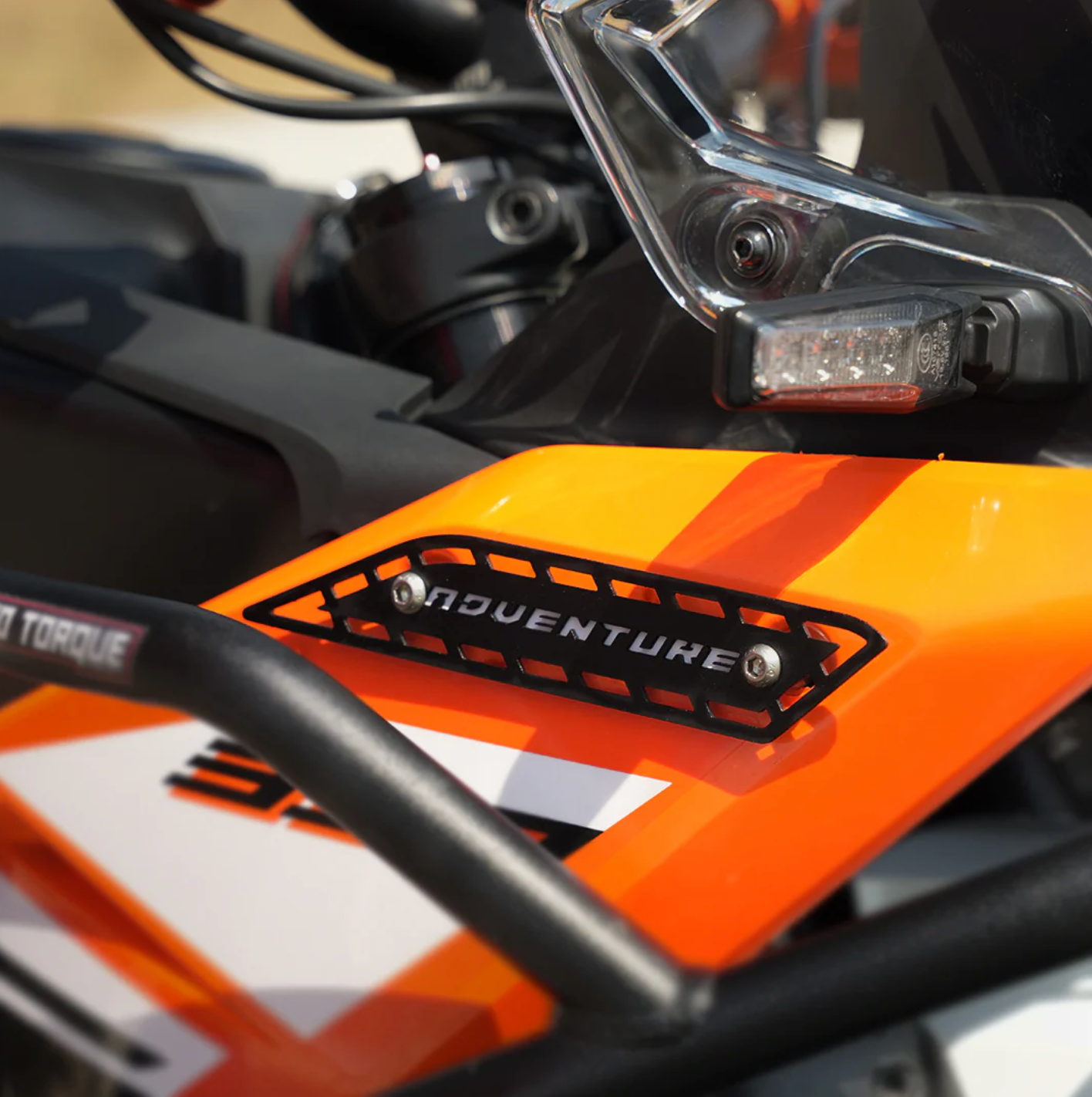 Motorcycle Tank Badge black for ktm adventure 390/X