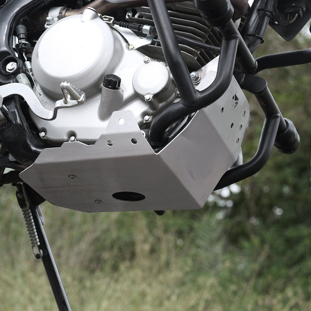 Motorcycle aluminium sump guard lightweight for kawasaki klx 230
