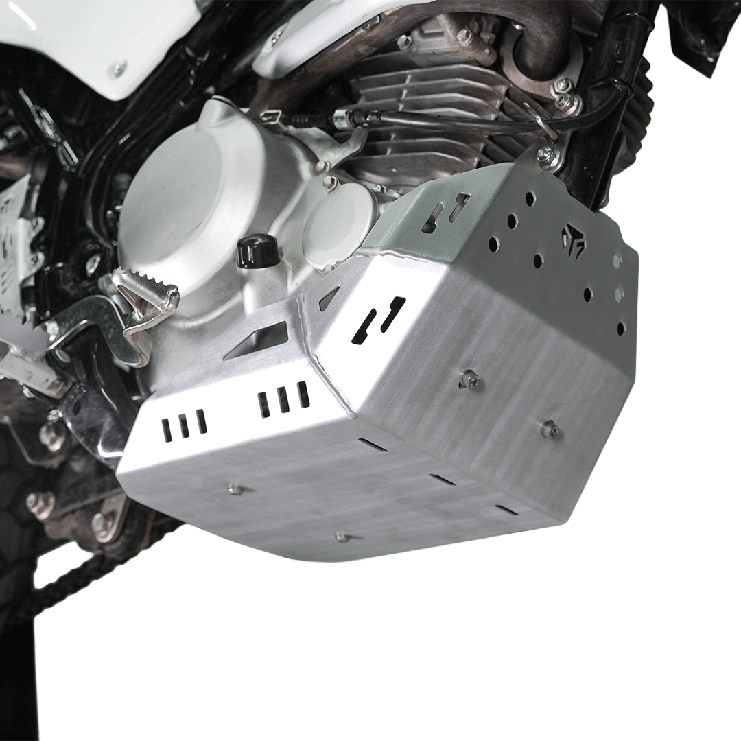Motorcycle aluminium sump guard lightweight for kawasaki klx 230