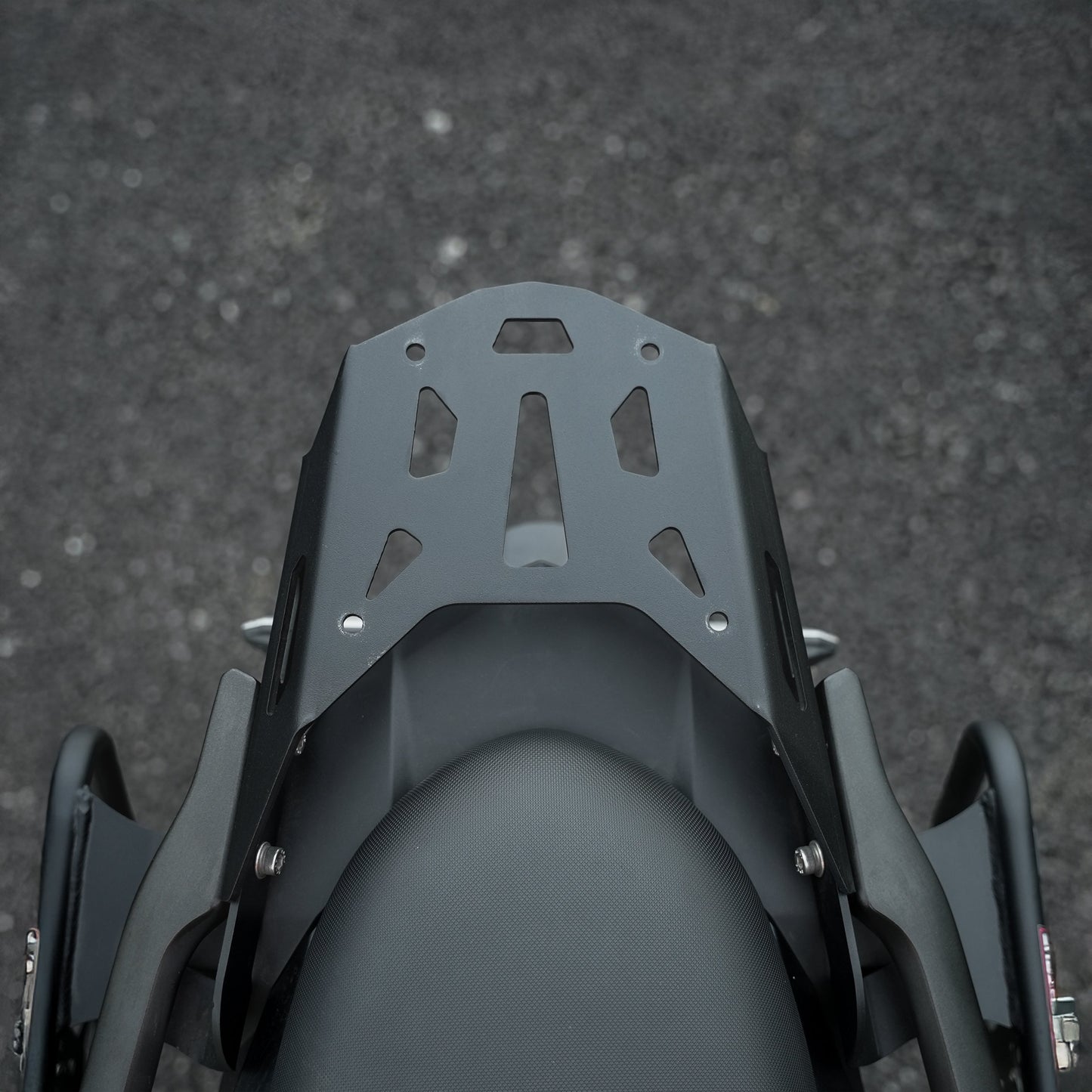 Motorcycle back luggage rack carrier black for kawasaki versys 650