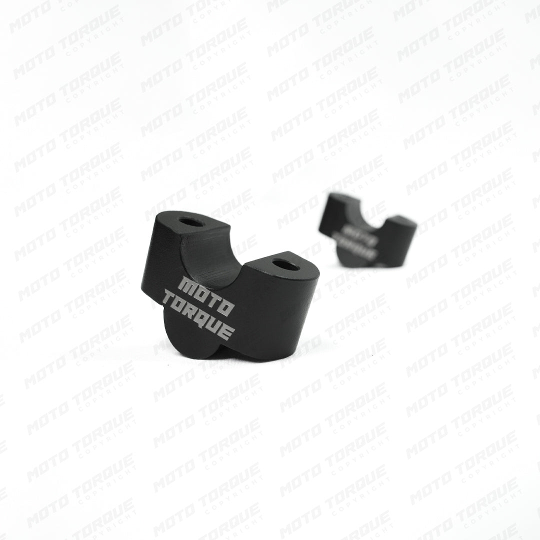 Motorcycle handlebar riser for extra comfort, black for royal enfield bear 650