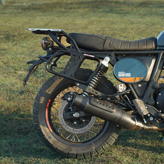 Motorcycle saddle stay black for royal enfield bear 650