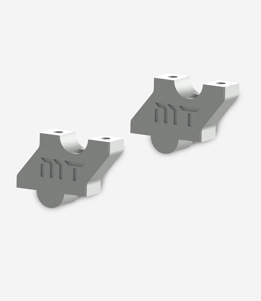 Motorcycle handlebar risers silver colour for royal enfield interceptor