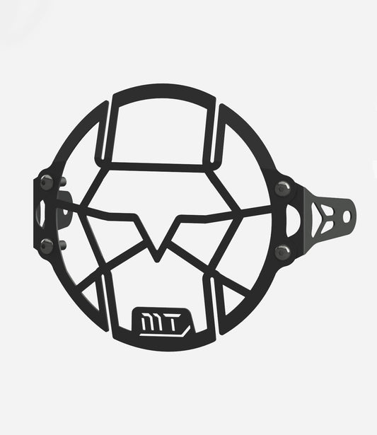 Motorcycle headlight guard black for triumph scrambler 400x