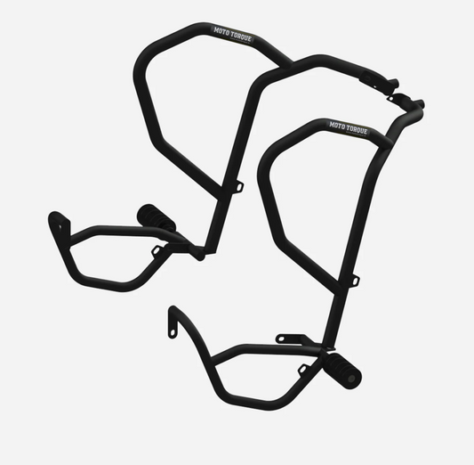 Motorcycle crash guard black for suzuki v-strom 250