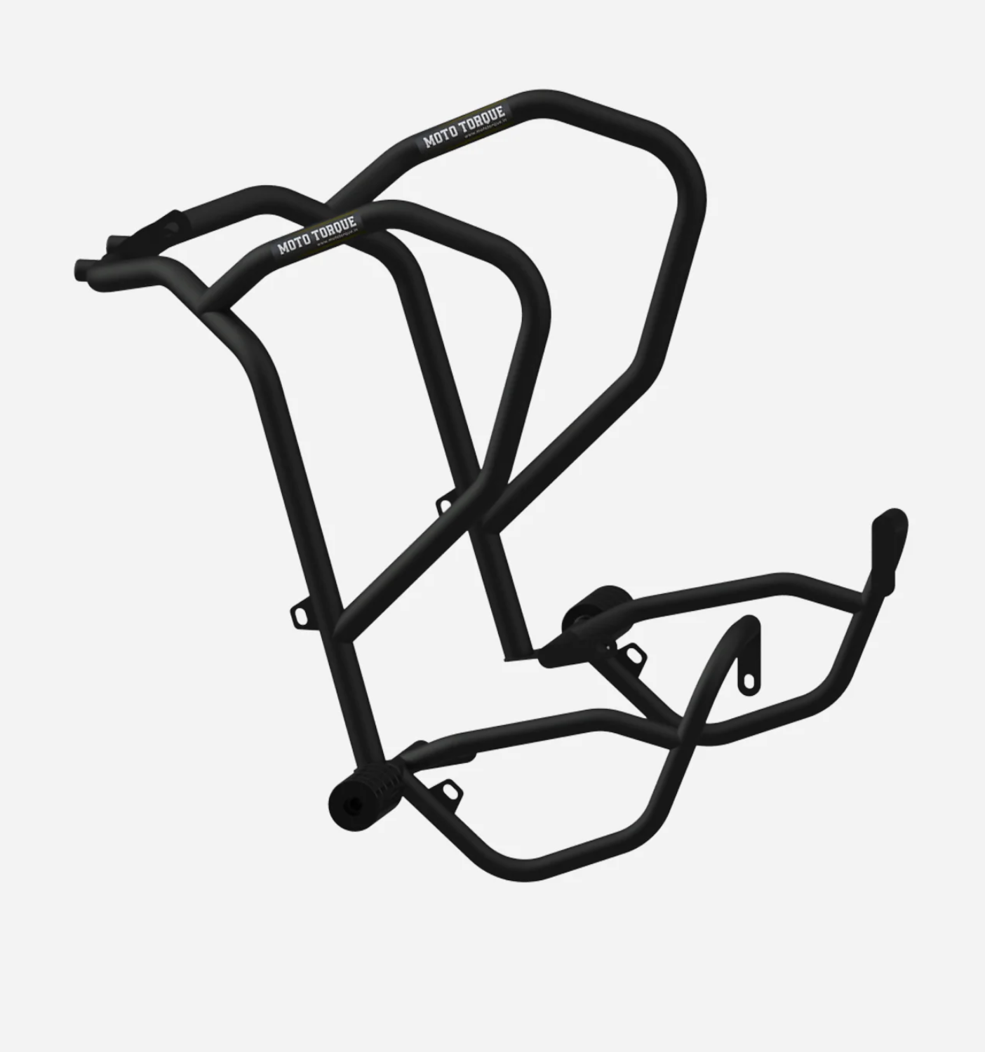 Motorcycle crash guard black for suzuki v-strom 250