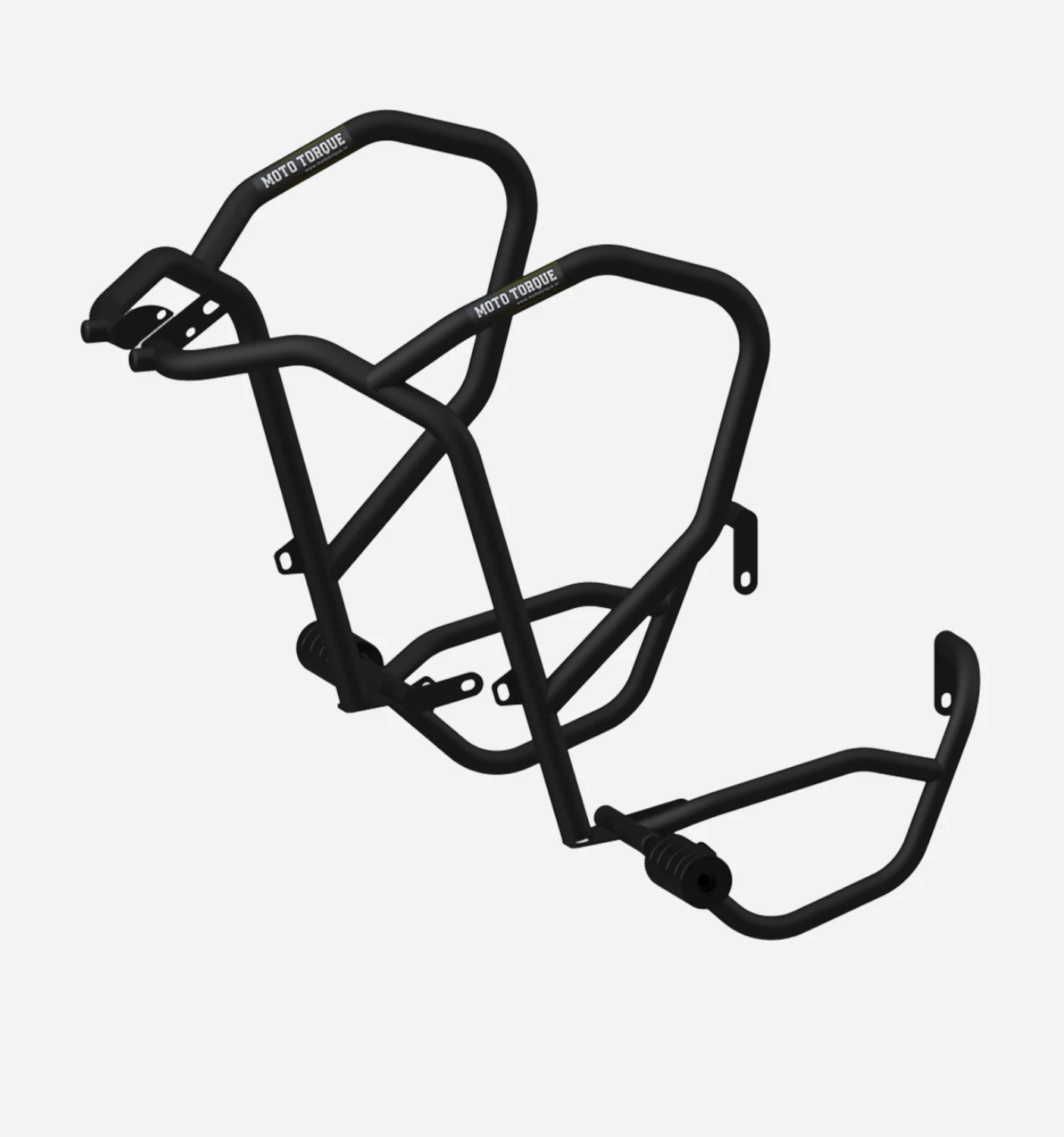 Motorcycle crash guard black for suzuki v-strom 250