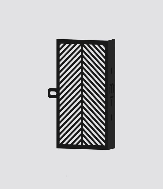 Motorcycle radiator guard black for hero Xpulse