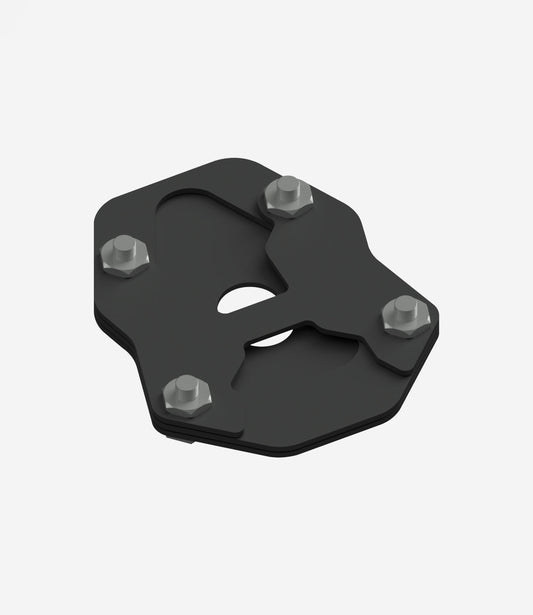 Motorcycle side stand extender black for hero Xpulse