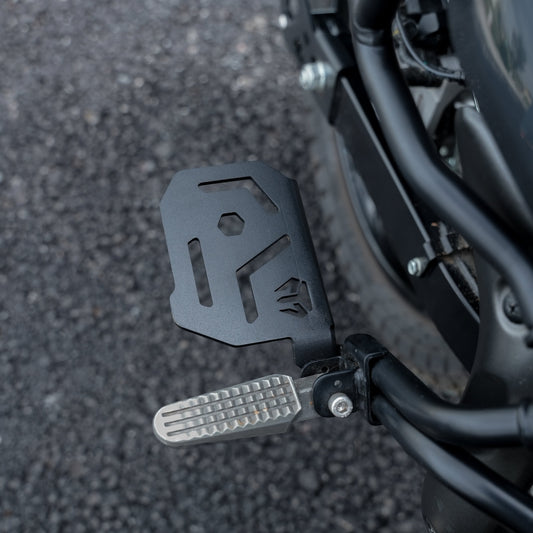 Motorcycle footrest black for pillion for hero xpulse 210
