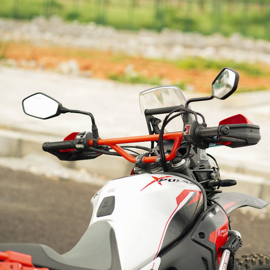 Motorcycle handlebar red for hero xpulse 210