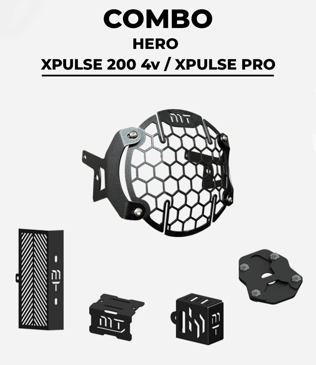 Motorcycle protective accessories combo kit for hero Xpulse rally edition
