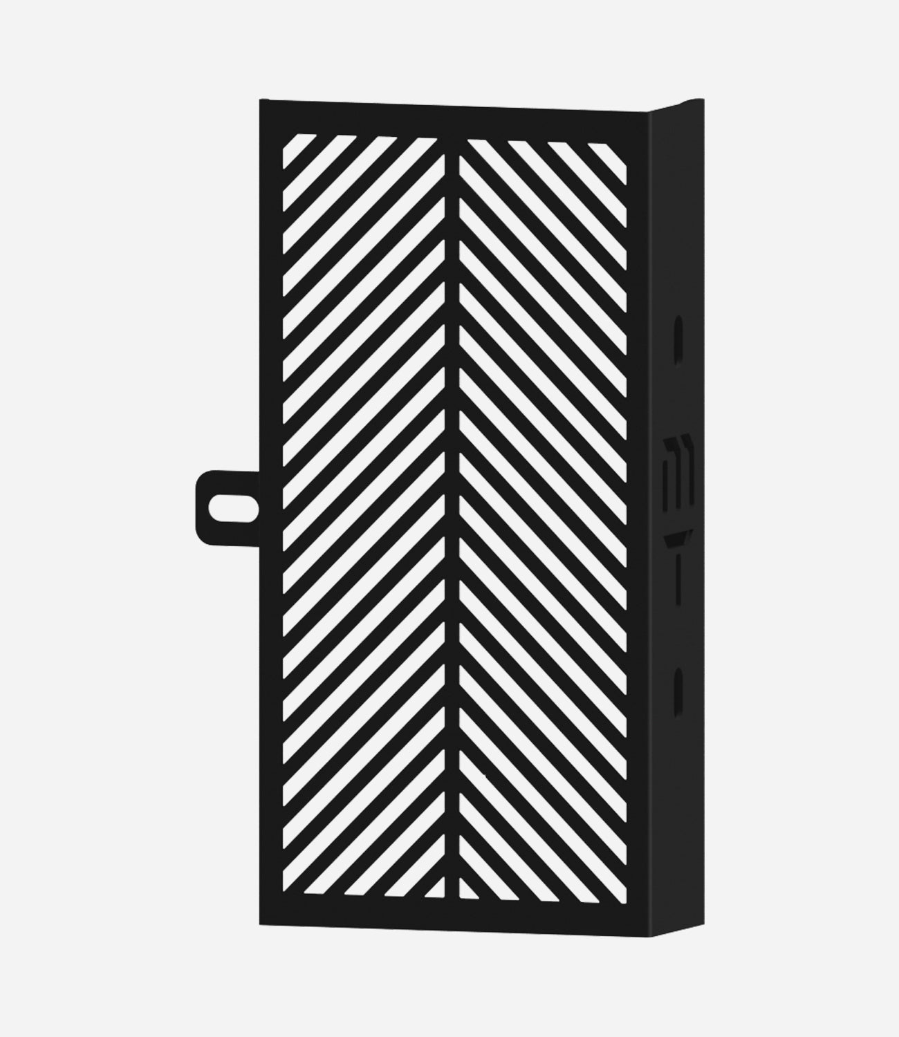 Motorcycle radiator guard black for hero Xpulse rally edition