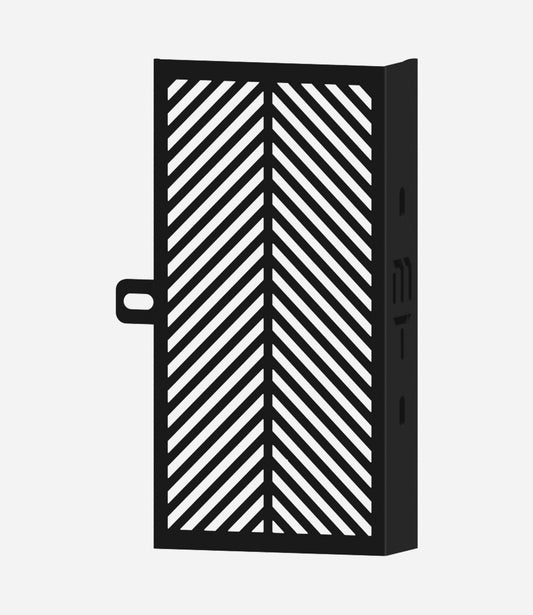 Motorcycle radiator guard black for hero Xpulse rally edition