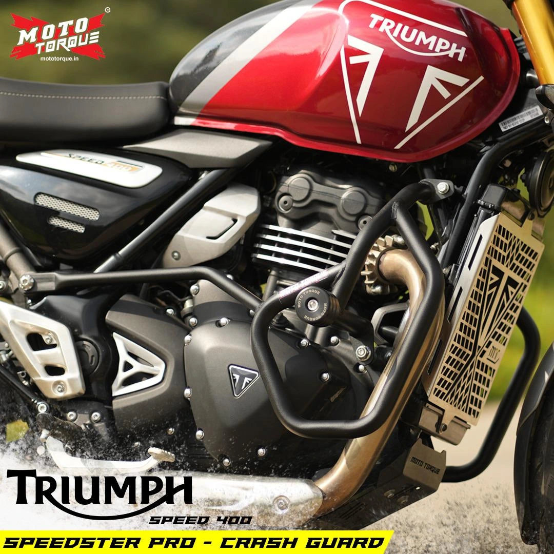 Motorcycle crash guard for Triumph Speed 400