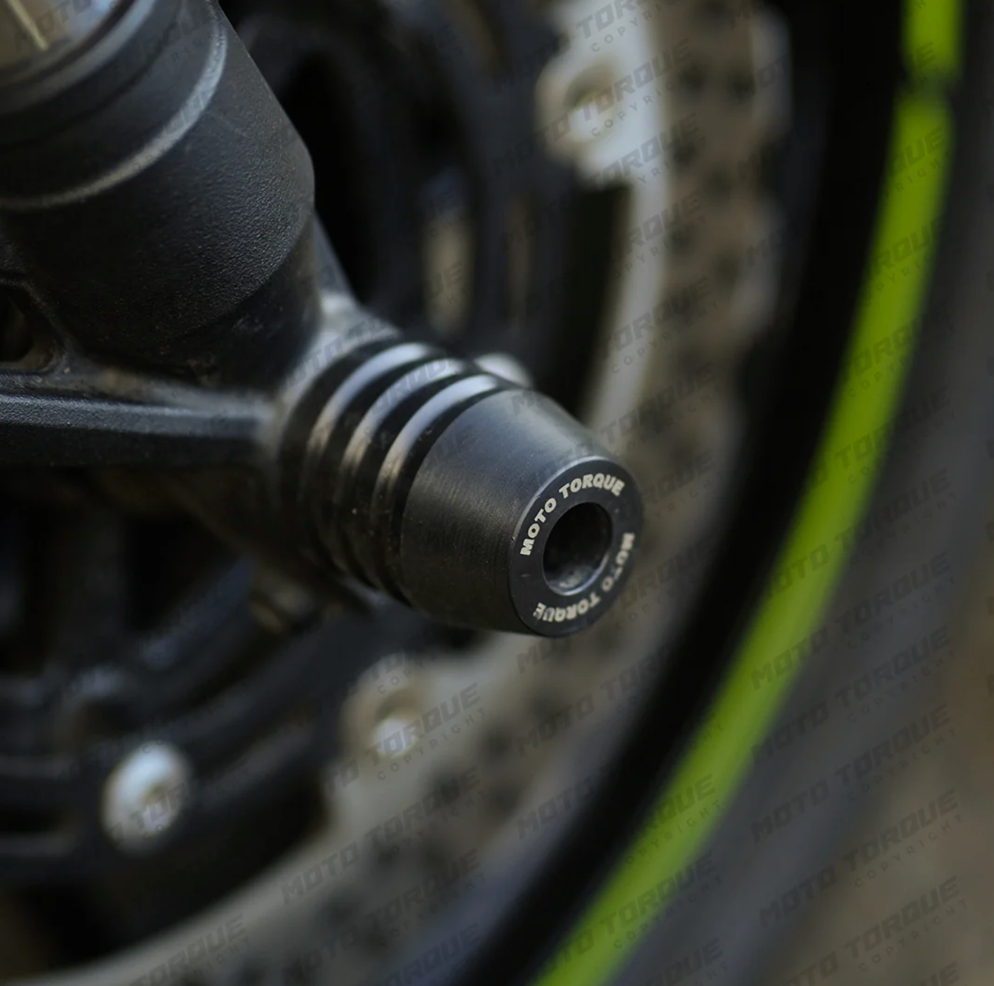 Motorcycle fork sliders black for kawasaki z900