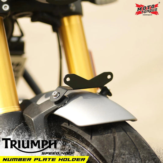 Motorcycle number plate Holder for Triumph speed 400