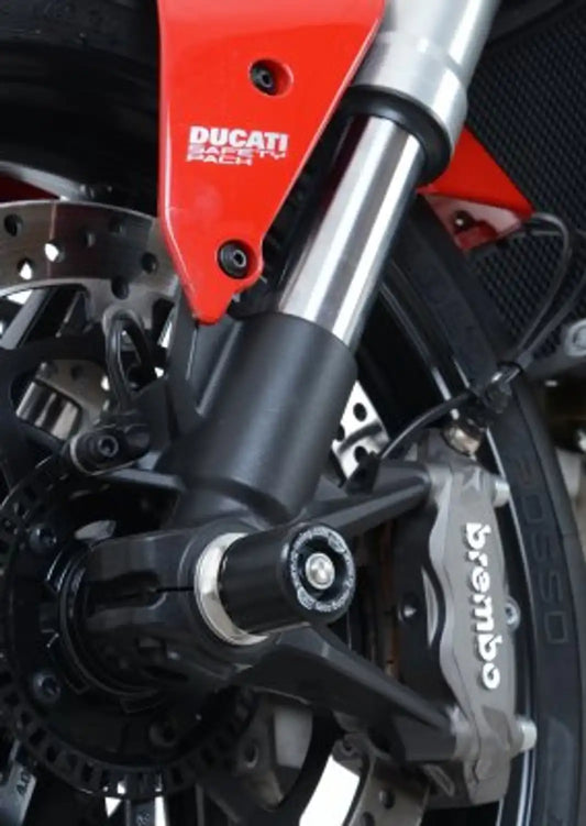 Motorcycle fork protectors black for variable ducati models