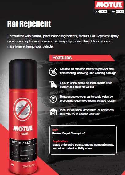 rat repellent spray for all vehicles