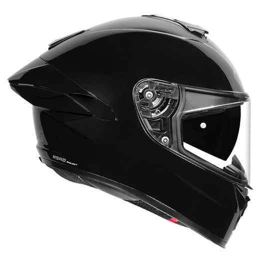 Motorcycle Black gloss helmet by NHK