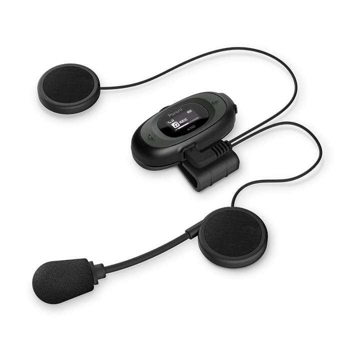 Motorcycle intercom bluetooth and communication device with group ride mesh connectivity