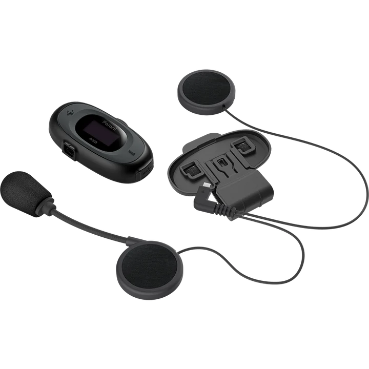 Motorcycle intercom bluetooth and communication device with group ride mesh connectivity